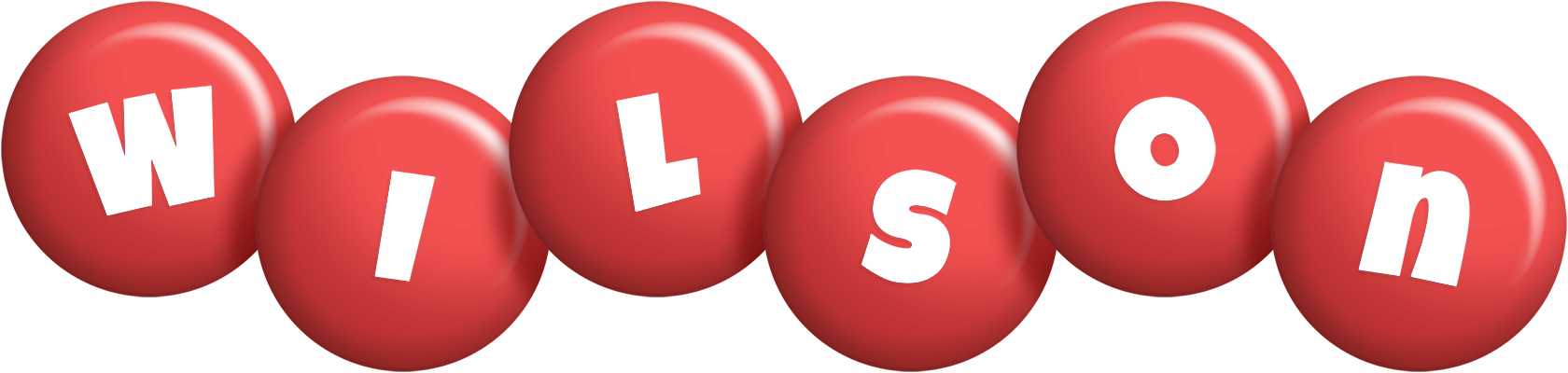 Wilson candy-red logo