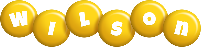 Wilson candy-yellow logo