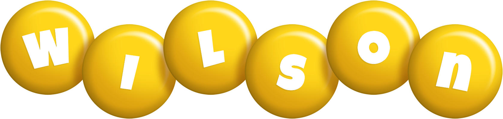 Wilson candy-yellow logo
