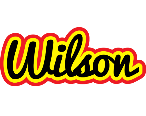 Wilson flaming logo