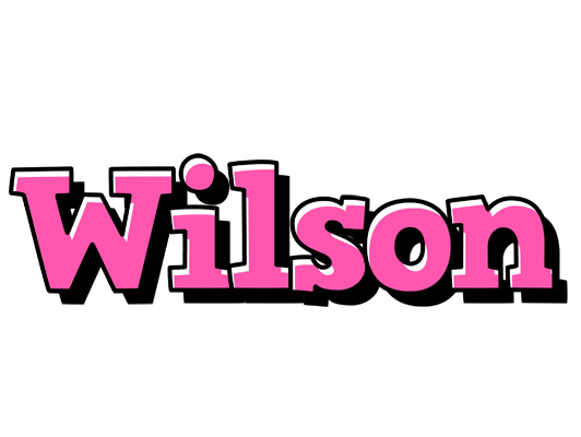 Wilson girlish logo