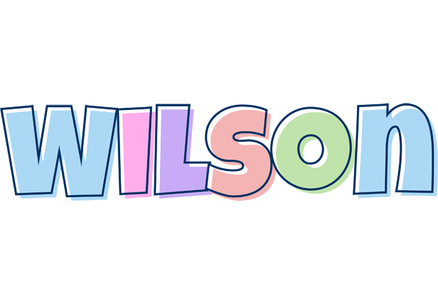Wilson pastel logo