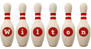 Wilton bowling-pin logo