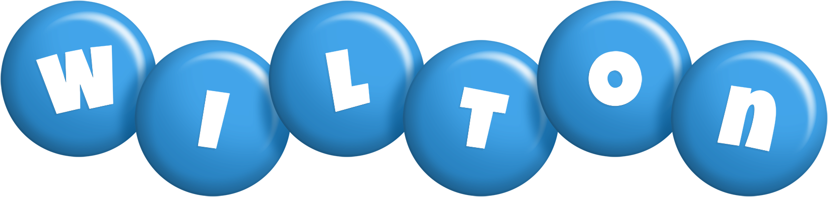 Wilton candy-blue logo