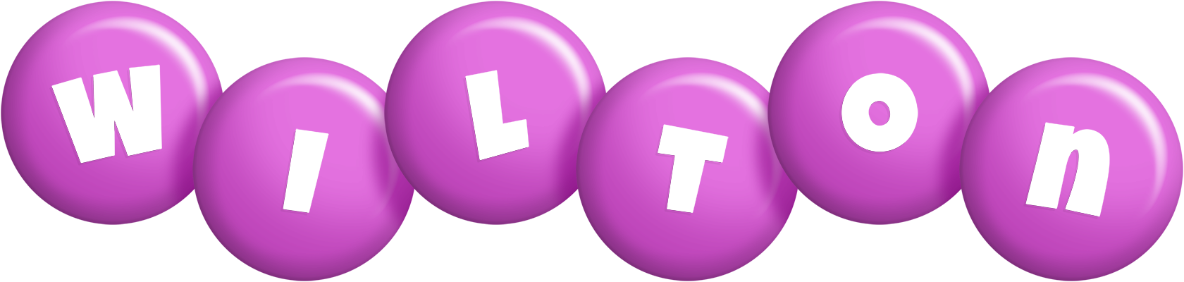 Wilton candy-purple logo