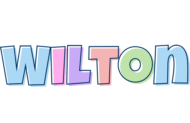 Wilton pastel logo