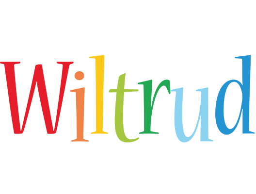 Wiltrud birthday logo