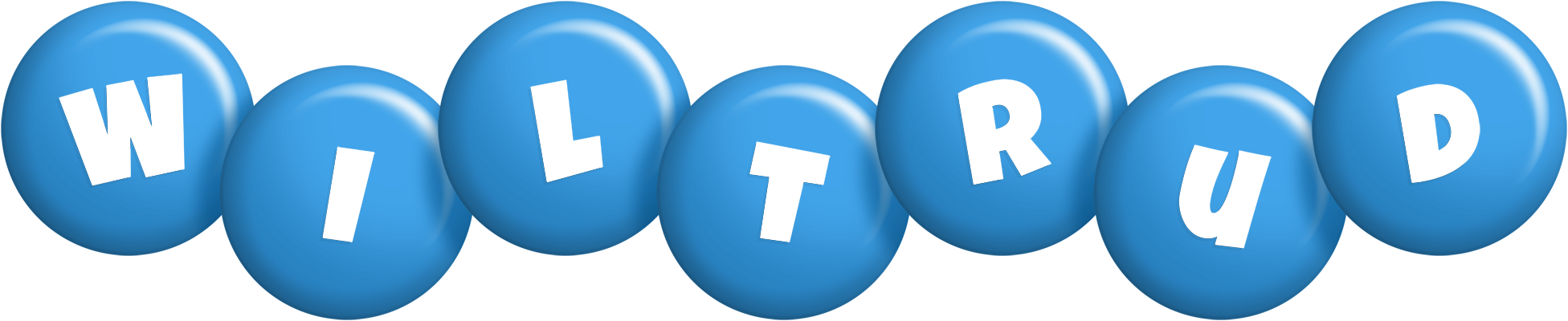 Wiltrud candy-blue logo