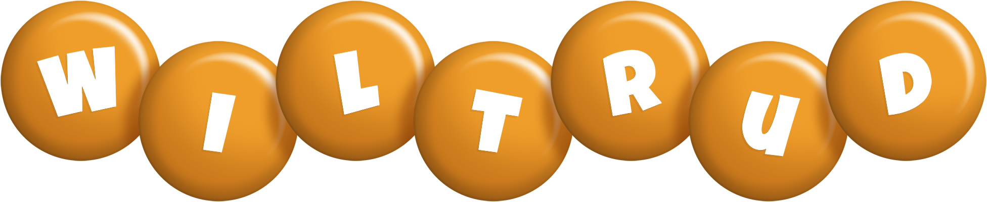 Wiltrud candy-orange logo