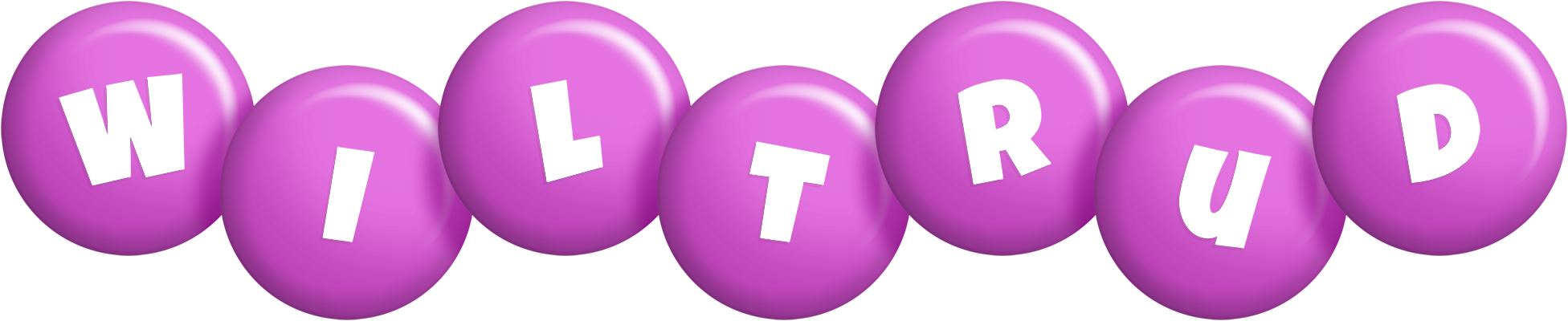 Wiltrud candy-purple logo