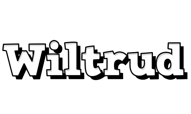 Wiltrud snowing logo