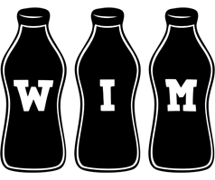 Wim bottle logo