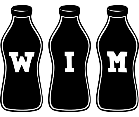 Wim bottle logo