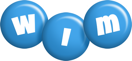 Wim candy-blue logo