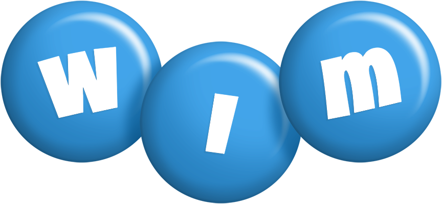 Wim candy-blue logo
