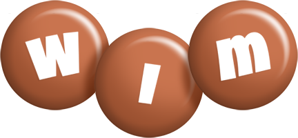 Wim candy-brown logo