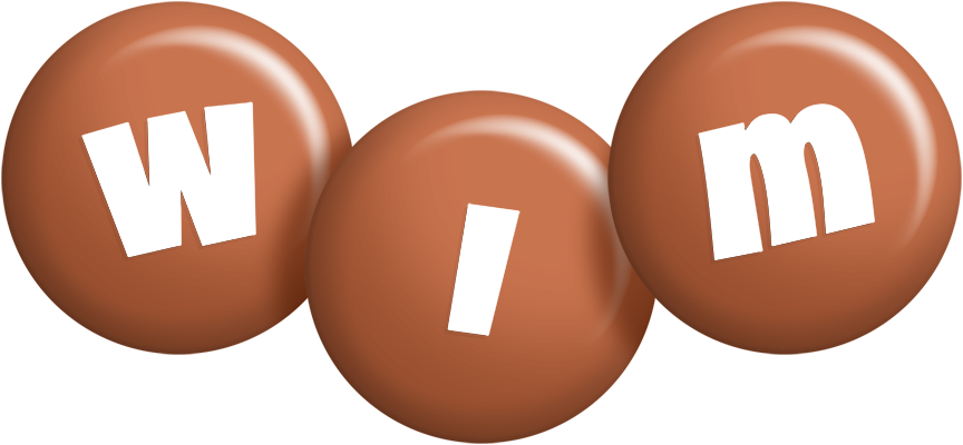 Wim candy-brown logo