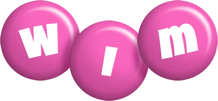 Wim candy-pink logo
