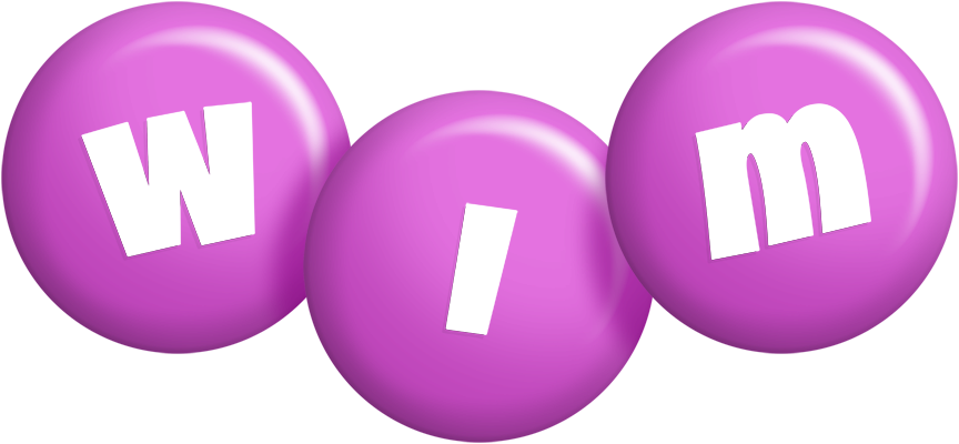 Wim candy-purple logo