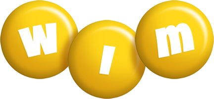 Wim candy-yellow logo