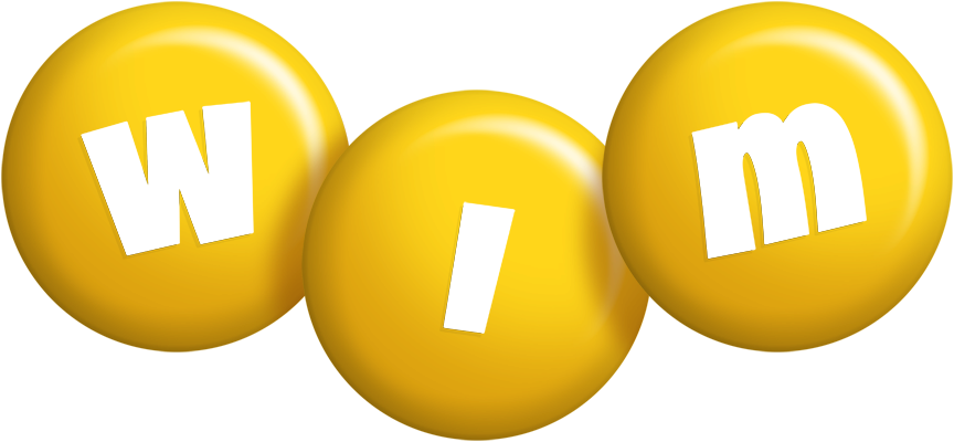 Wim candy-yellow logo