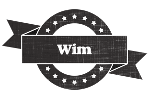 Wim grunge logo