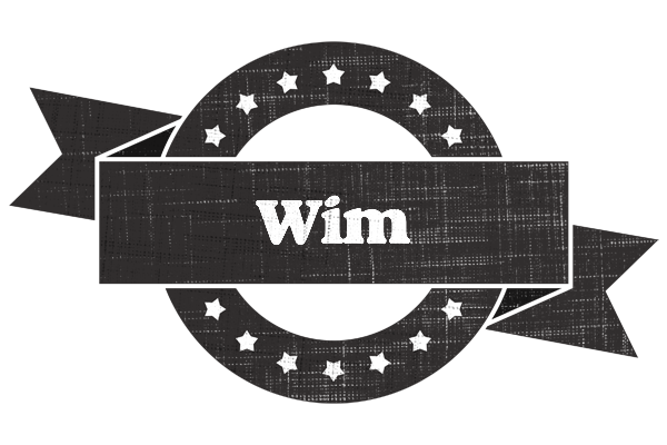 Wim grunge logo
