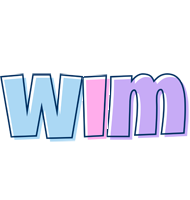 Wim pastel logo