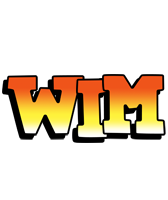 Wim sunset logo