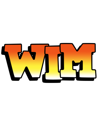 Wim sunset logo