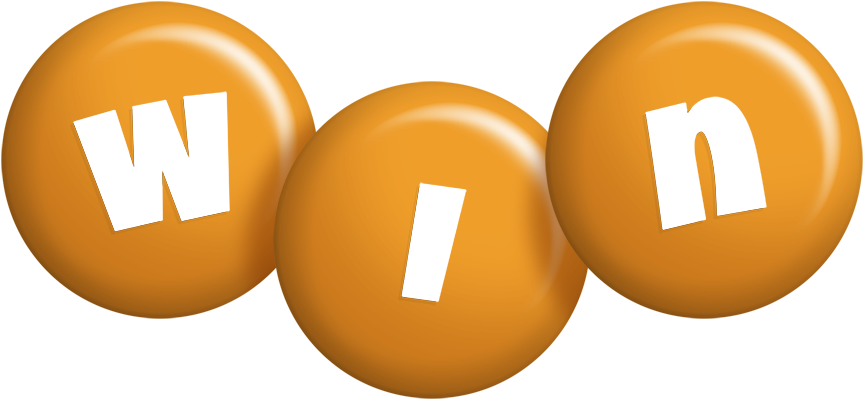 Win candy-orange logo