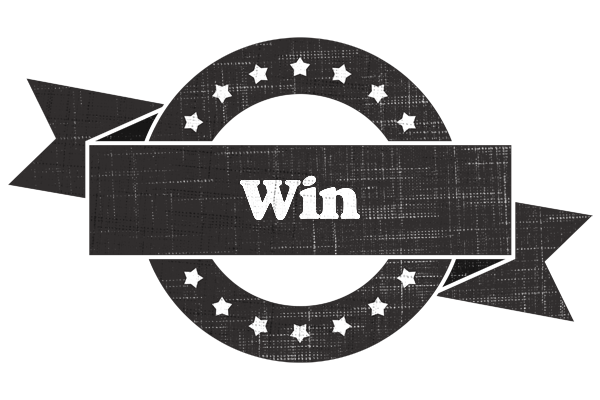Win grunge logo