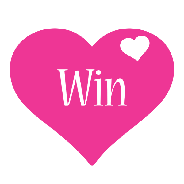 Win love-heart logo