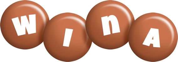 Wina candy-brown logo