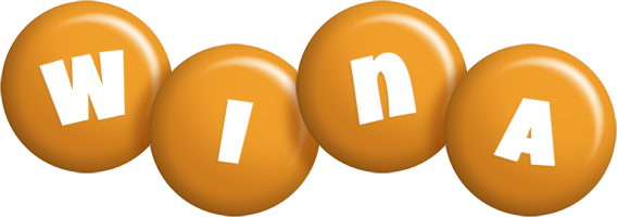 Wina candy-orange logo