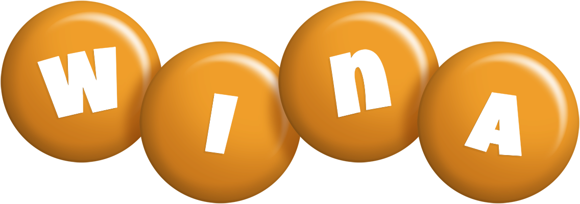 Wina candy-orange logo