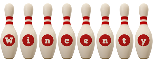 Wincenty bowling-pin logo