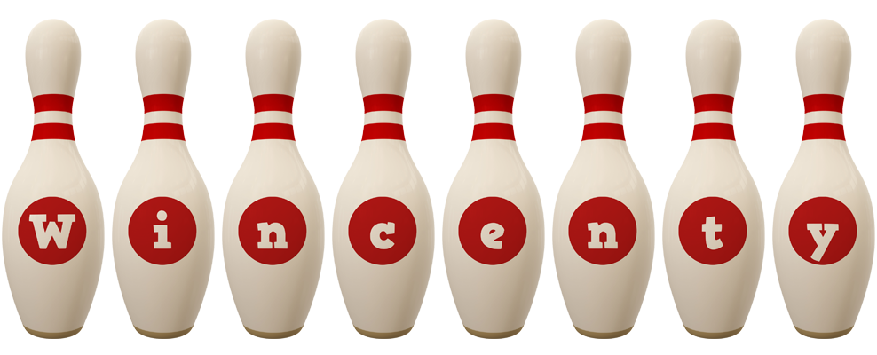 Wincenty bowling-pin logo