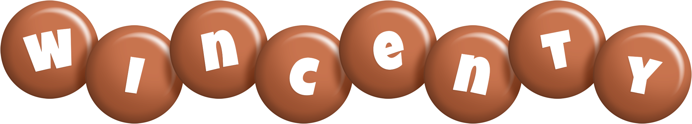 Wincenty candy-brown logo