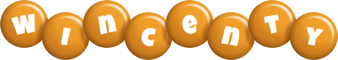 Wincenty candy-orange logo