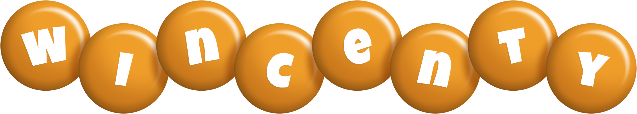 Wincenty candy-orange logo
