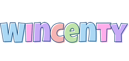 Wincenty pastel logo