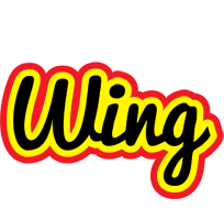 Wing flaming logo