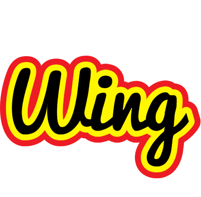 Wing flaming logo