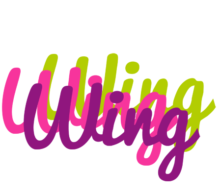 Wing flowers logo