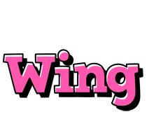 Wing girlish logo