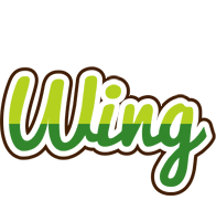 Wing golfing logo