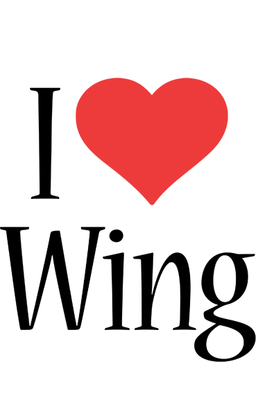 Wing i-love logo