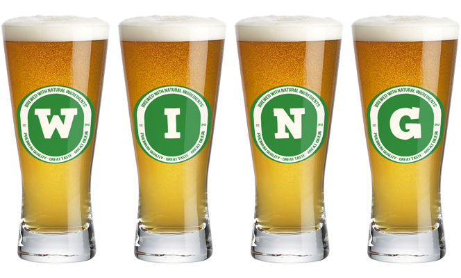 Wing lager logo