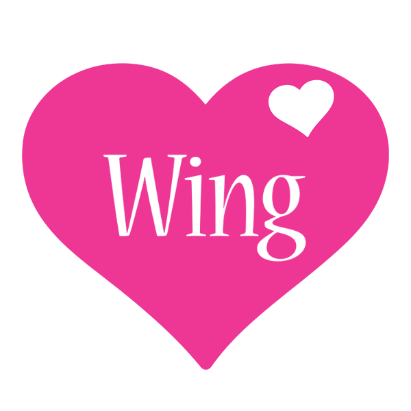 Wing love-heart logo